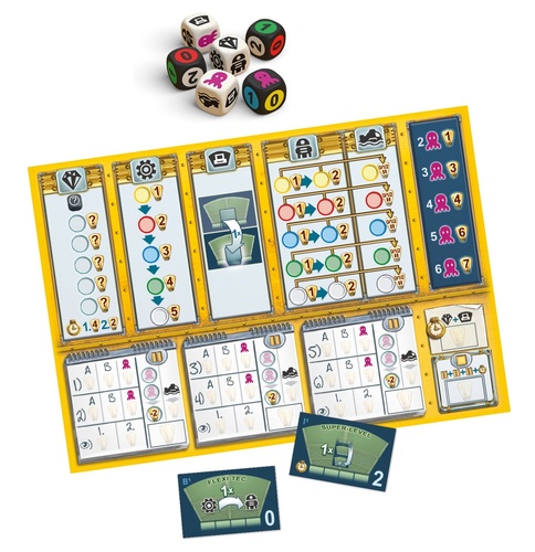 Monopolis Octo Dice Base Tabletop, Board and Card Game