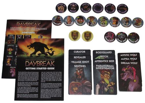 One Night Ultimate Werewolf Daybreak Board Game Monopolis One Night Ultimate Werewolf Daybreak Base Tabletop, Board and Card Game