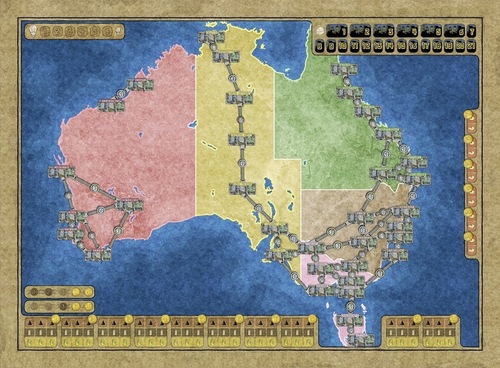 Monopolis Power Grid: Australia & Indian Subcontinent Expansion Tabletop, Board and Card Game