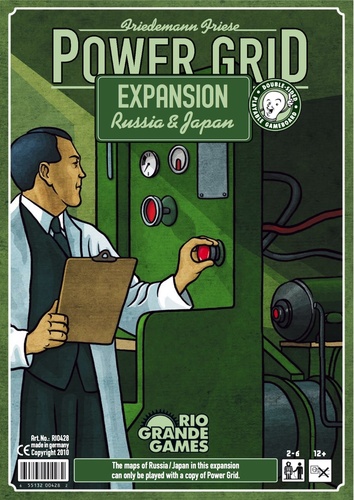 Monopolis Power Grid: Russia & Japan Expansion Tabletop, Board and Card Game