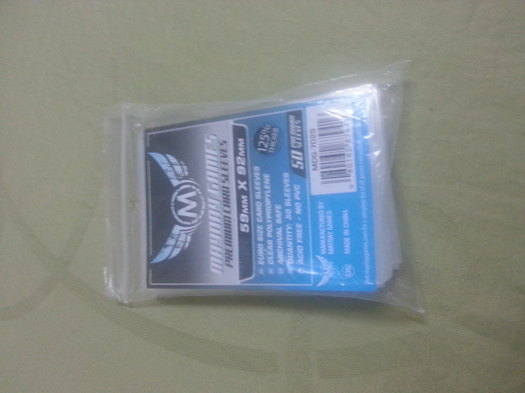 Monopolis Mayday Premium Euro 59x92 Card Sleeve Board Game Accessories