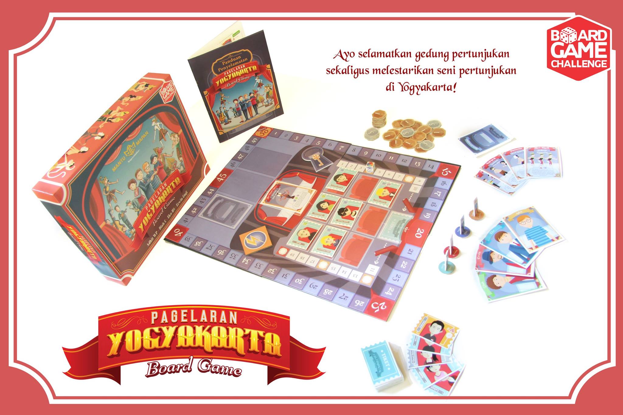 Monopolis Pagelaran Yogyakarta Base Tabletop, Board and Card Game