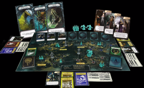 Monopolis Pandemic Reign of Cthulhu Base Tabletop, Board and Card Game