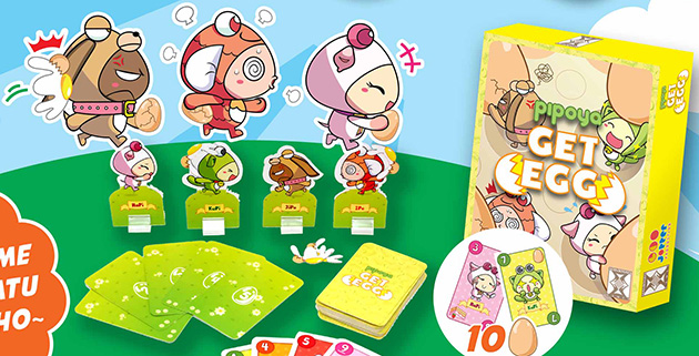 PiPoYa Get Egg Card Game Monopolis Pipoya Get Egg Base Tabletop, Board and Card Game