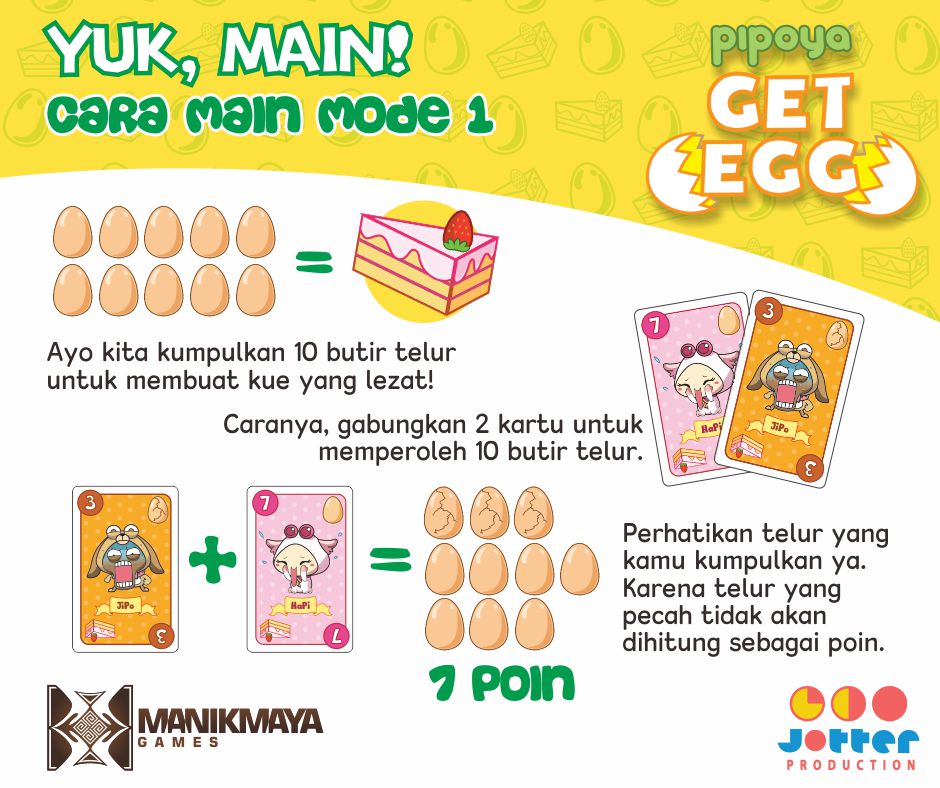PiPoYa Get Egg Card Game Monopolis Pipoya Get Egg Base Tabletop, Board and Card Game