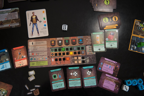 Posthuman Board Game (Dent dan minor scuff) Monopolis Posthuman Base Tabletop, Board and Card Game