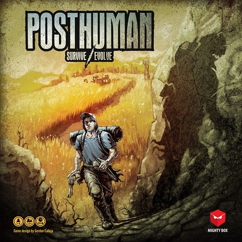 Posthuman Board Game (Dent dan minor scuff) Monopolis Posthuman Base Tabletop, Board and Card Game