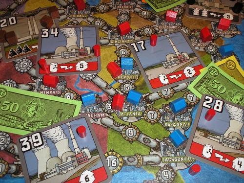 Monopolis Power Grid Base Tabletop, Board and Card Game
