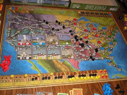 Monopolis Power Grid Base Tabletop, Board and Card Game