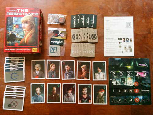 Resistance 3rd Edition board game Monopolis Resistance 3d Edition Base Tabletop, Board and Card Game