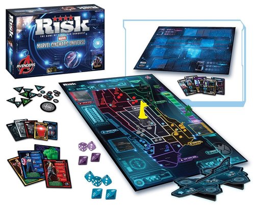 Monopolis Risk Marvel Cinematic Universe Base Tabletop, Board and Card Game