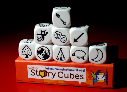 Rory's Story Cube Dice Storytelling Game Monopolis Rory Story Cube Storytelling Base Tabletop, Board and Card Game