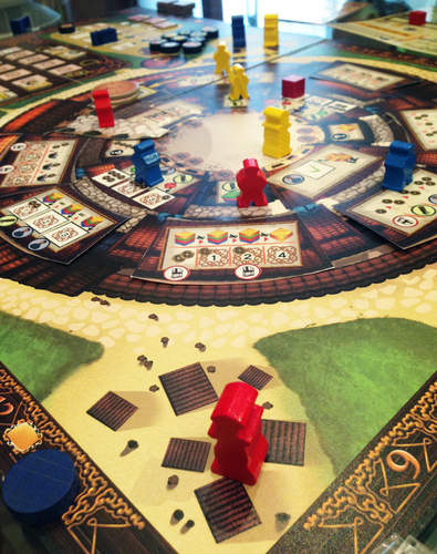 Monopolis Round House Base Tabletop, Board and Card Game