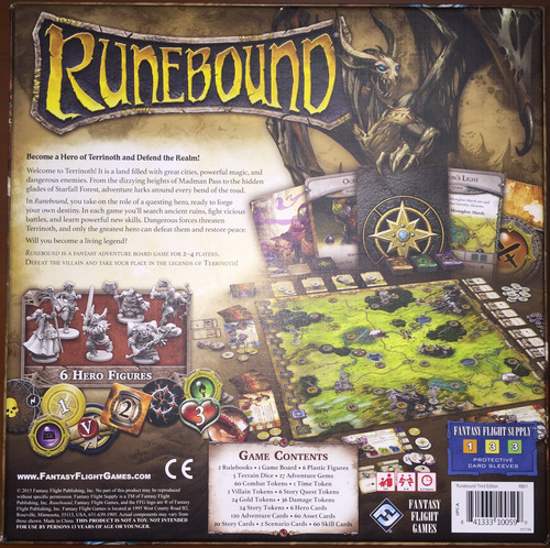 Monopolis Runebound 3rd Edition Base Tabletop, Board and Card Game
