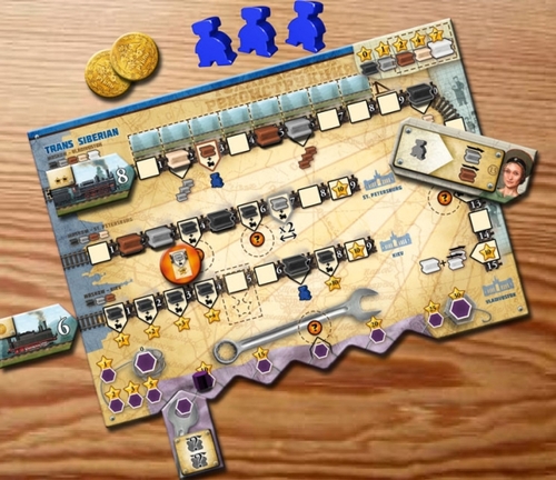 Monopolis Russian Railroads Base Tabletop, Board and Card Game