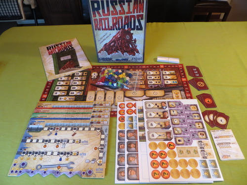 Monopolis Russian Railroads Base Tabletop, Board and Card Game