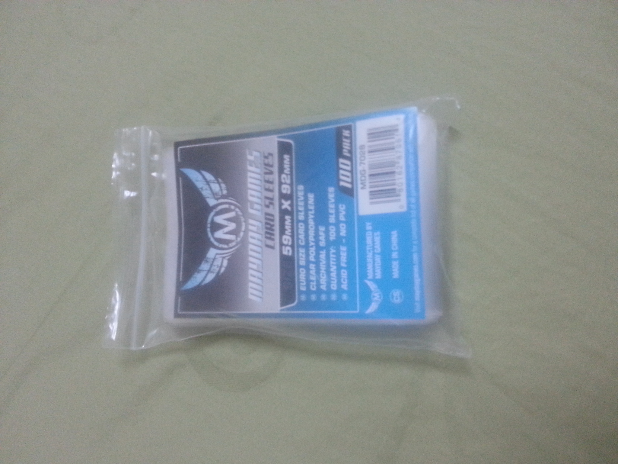 Monopolis Mayday Standard Euro 59x92 Card Sleeve Board Game Accessories