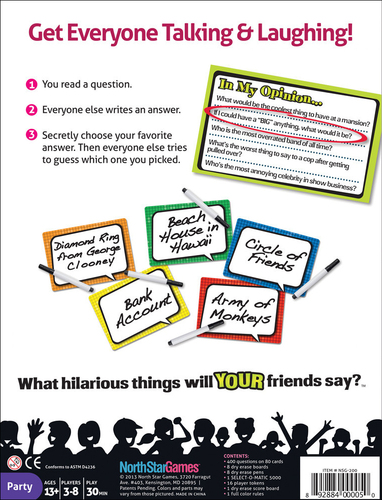 Monopolis Say Anything Base Tabletop, Board and Card Game