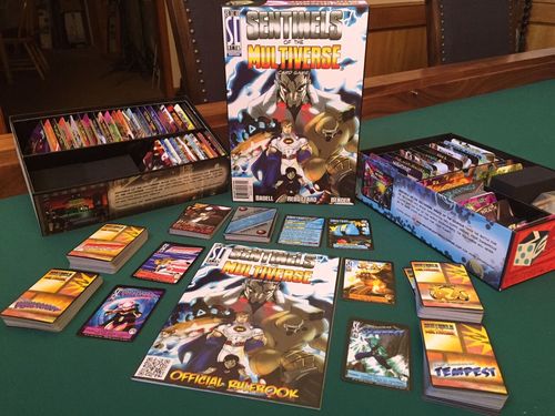 Monopolis Sentinels of the Multiverse Enchanced Edition Board Game Base Tabletop, Board and Card Game