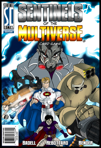 Monopolis Sentinels of the Multiverse Enchanced Edition Board Game Base Tabletop, Board and Card Game