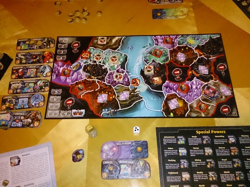 Monopolis Small World Underground Base Tabletop, Board and Card Game