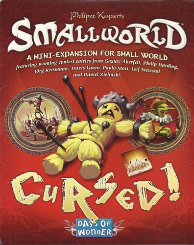 Monopolis Small World Cursed Expansion Tabletop, Board and Card Game