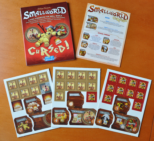 Monopolis Small World Cursed Expansion Tabletop, Board and Card Game