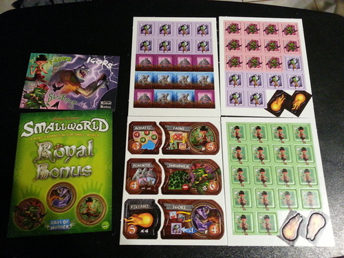 Small World Royal Bonus Expansion Board Game Monopolis Small World Royal Bonus Expansion Tabletop, Board and Card Game