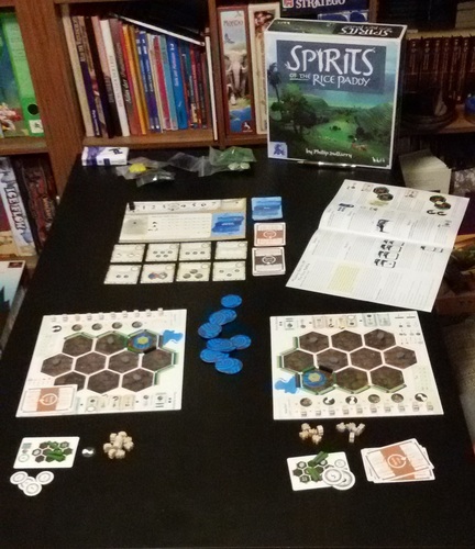 Monopolis Spirits of the Rice Paddy Board Game Base Tabletop, Board and Card Game