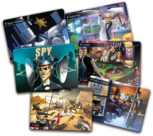 Monopolis Spyfall Base Tabletop, Board and Card Game