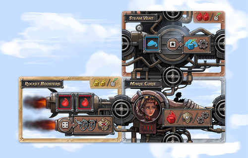 Monopolis Steampunk Rally Base Tabletop, Board and Card Game