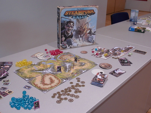 Monopolis Steampunk Rally Base Tabletop, Board and Card Game