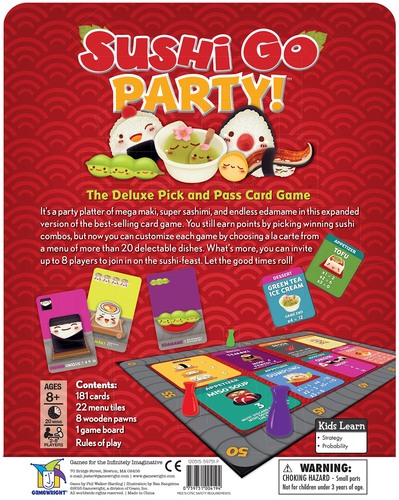 Sushi Go Party Board Game (Dent) Monopolis Sushi Go Party Board Game (Dent) Base Tabletop, Board and Card Game