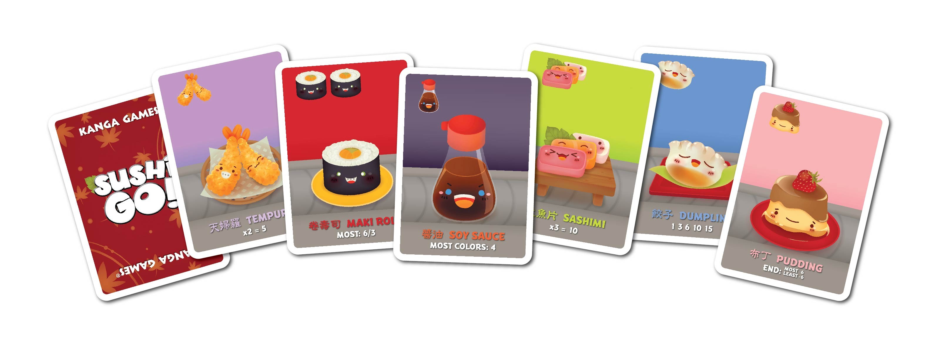 Monopolis Sushi GO! Board Game Base Tabletop, Board and Card Game