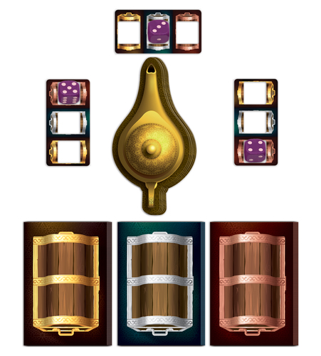 Tales & Games: Aladdin & the Magic Lamp Board Game Monopolis Tales & Games: Aladdin & the Magic Lamp Board Game Base Tabletop, Board and Card Game