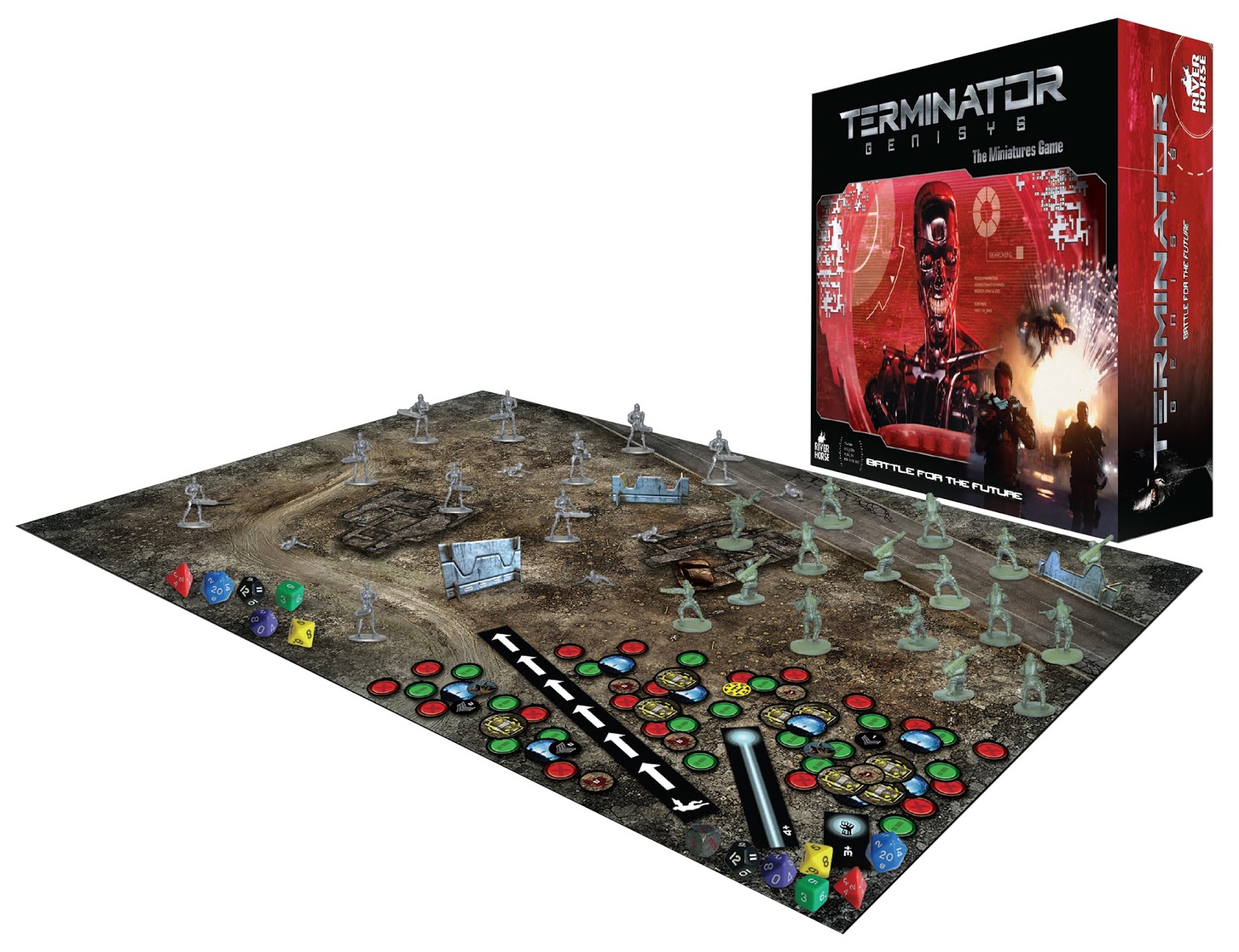 Terminator Genisys The Miniatures Game Battle For The Future Monopolis Terminator Genisys Battle for the Future Base Tabletop, Board and Card Game