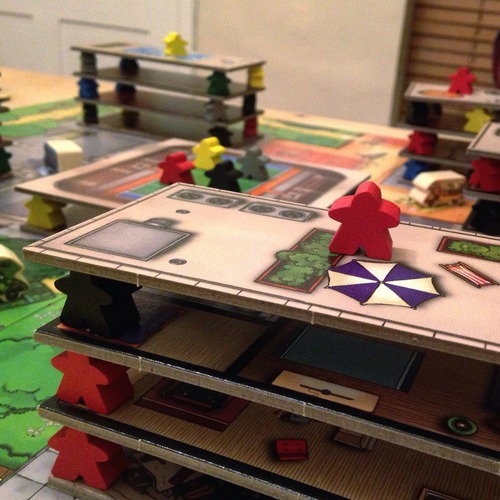 Terror in Meeple City (Rampage) Board Game Monopolis Terror in Meeple City Base Tabletop, Board and Card Game