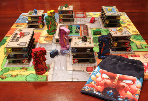 Terror in Meeple City (Rampage) Board Game Monopolis Terror in Meeple City Base Tabletop, Board and Card Game