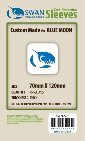 Monopolis Swan Panasia Blue Moon 70x120 Card Sleeve Board Game Accessories