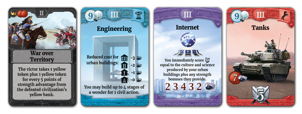 Through The Ages a new Story of Civilization Board Game Monopolis Through the Ages a New Story of Civilization Base Tabletop, Board and Card Game