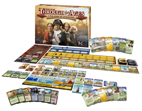 Through The Ages a new Story of Civilization Board Game Monopolis Through the Ages a New Story of Civilization Base Tabletop, Board and Card Game