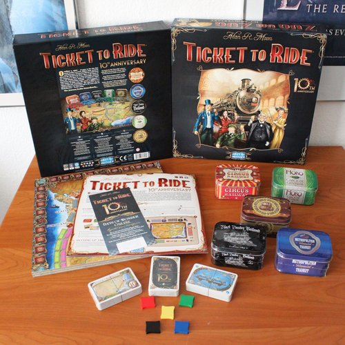Ticket To Ride 10th Anniversary board game Monopolis Ticket to Ride 10th Anniversary Base Tabletop, Board and Card Game