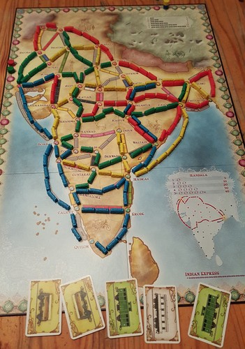 Ticket to Ride India and Swiss Expansion Board Game Monopolis Ticket to Ride India and Swiss Expansion Tabletop, Board and Card Game