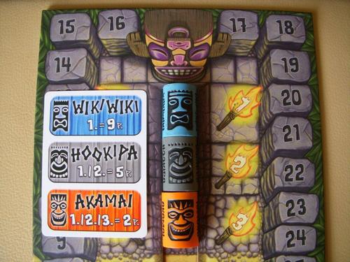 Tiki Topple Board Game Monopolis Tiki Topple Base Tabletop, Board and Card Game