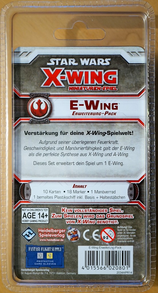 Monopolis Star Wars X Wing E Wing Expansion Tabletop, Board and Card Game