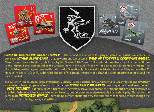 Monopolis Band of Brothers: Ghost Panzer Base Tabletop, Board and Card Game