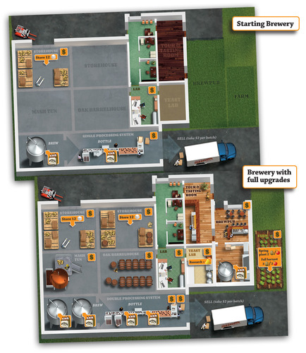 Monopolis Brew Crafters Base Tabletop, Board and Card Game