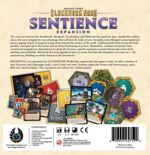 Monopolis Clockwork Wars + Clockwork Sentience Bundle Tabletop, Board and Card Game