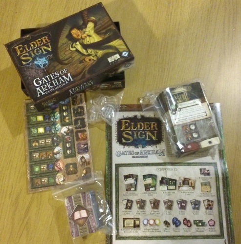 Elder Sign Gates of Arkham Expansion Board Game Monopolis Elder Sign Gates of Arkham Expansion Tabletop, Board and Card Game