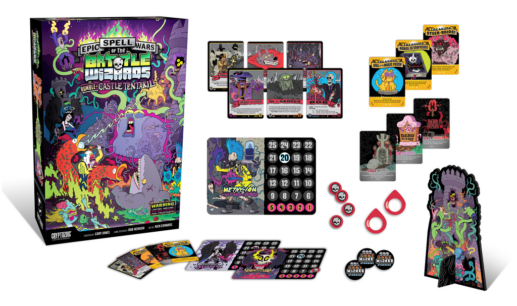 Epic Spell Wars of the Battle Wizards Rumble at Castle Tentakill Monopolis Epic Spell Wars Base Tabletop, Board and Card Game